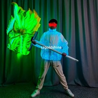 Costume de dragon lumineux à LED pour Halloween Fluorescent Performance Laser Dance Party Decorations Suit
