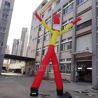 Danseur gonflable clown à deux jambes au design cool avec souffleurs pour fête