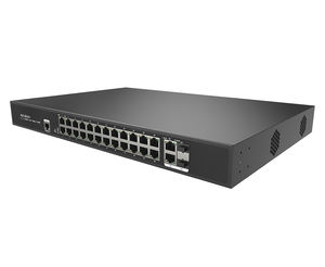 Entrega rápida 26 puertos sitio web conmutador Poe controlado con 2 puertos Combo Gigabit para AP inalámbrico cámara IP - Product Image 2