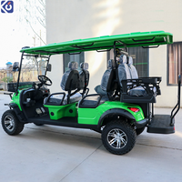Voiturette de golf électrique tout-terrain CAMP personnalisée 72V avec nouvelle batterie au lithium et châssis surélevé
