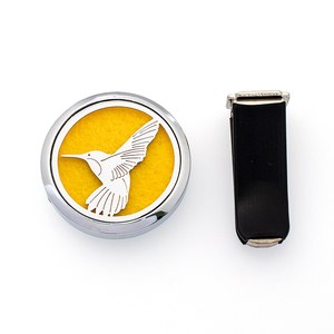 Модный 30 мм диффузор автомобильный медальон Премиум съемный автомобильный Ароматерапевтический диффузор беспроводной освежитель воздуха для салона автомобиля - Product Image 1