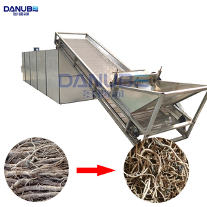 Professional Mesh Belt Dryer Herb <b>Dehumidifier</b> Machine Indigowoad Root Cleaning and Drying Processing Line Herb Drying Machine - Product Image 1