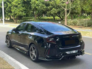 กันชนหลังรถยนต์ ปี 2014-2018 รุ่นดัดแปลงสำหรับ Civic Type R พร้อมสเกิร์ตข้างและชุดแต่งด้านหลัง - Product Image 2