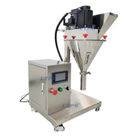 Machine de remplissage semi-automatique LT-690 pour poudres, avec trémie de 8L, pour protéines de lait, épices, farine