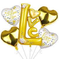 Ballons en feuille d'aluminium avec ficelle pour décoration de mariage, costume surdimensionné en forme de cœur d'amour, à hélium, 2023