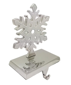 ตะขอแขวนของตกแต่งโต๊ะพร้อมห่วงแขวนทำจากสังกะสีอัลลอยรูปเกล็ดหิมะ - Product Image 1