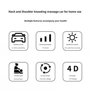 Masajeador de <span class=keywords><strong>Cuello</strong></span> Q04 2026 con Compresión Caliente, Masajeador <span class=keywords><strong>El</strong></span>éctrico de Amasamiento Profundo para <span class=keywords><strong>Cuello</strong></span> <span class=keywords><strong>y</strong></span> Hombros, Masajeador Cervical Profundo Shiatsu - Product Image 4