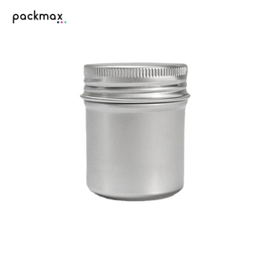 Bouteille ronde en aluminium de 50 ml (40*50 mm) en stock pour pilules et capsules - Contenant vide pour médicaments, pilulier, boîte de conserve pour soins de santé, vente en gros - Product Image 1