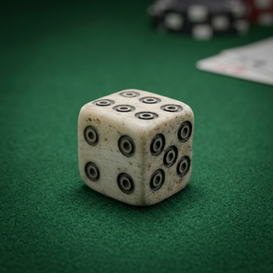 Dés de Ludo Artistiques Personnalisés à Bords Carrés, Jeu de Société, Cube de Duplicataction de Backgammon, Résine Peinte à la Main de Haute Qualité, Vente Directe Usine - Product Image 1