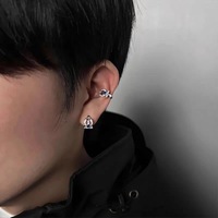 Boucles d'oreilles Aquaman Trident unisexes, uniques et à la mode, sans piercing, accessoire de mode