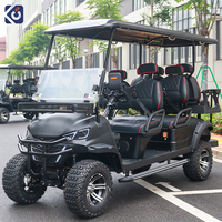 Voiture de golf CAMP 6 places, buggy de golf tout-terrain de luxe à essence, voiture de golf Club Car à essence