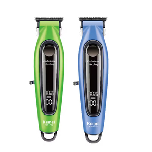 Kemei Km-1739 Tagliacapelli Economico per Uomo, Lama in Acciaio Inox, Colori Blu e Verde a Scelta, Batteria 1200mAh - Product Image 6