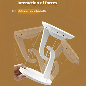 Hiện đại LED bàn đèn điều khiển cảm ứng mờ không dây chống trọng lực levitation từ thiết kế đơn giản thân thiện với môi mắt chăm sóc DC/AC - Product Image 4