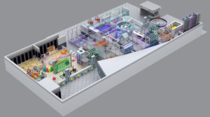 ผู้ผลิตจีน ผลิตอุปกรณ์สนามเด็กเล่นในร่มสไตล์สีสันสดใสธีมอวกาศ พร้อมสไลเดอร์และบ่อบอล สำหรับสวนสนุก - Product Image 2