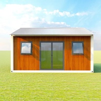 Bureau conteneur pliable 20 pieds - Maison modulaire préfabriquée moderne, structure extérieure mobile et respirante