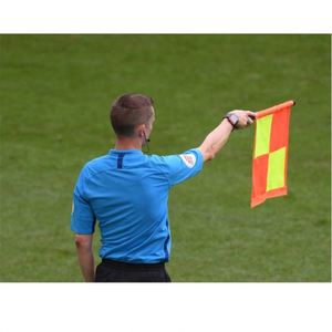 2024 Wholesale High Level Custom Size Double Sided Vivid Color <b>Referee</b> <b>Flags</b> Football Soccer Hand Hold <b>Referee</b> <b>Flags</b> Equipment - Product Image 5
