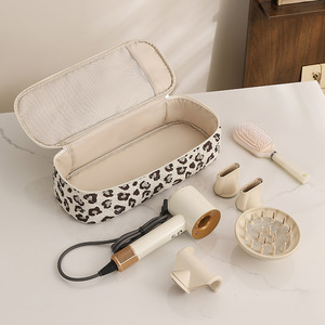 Trousse à maquillage à pois avec fermeture éclair, pochette de toilette portable, organiseur de voyage - Product Image 4
