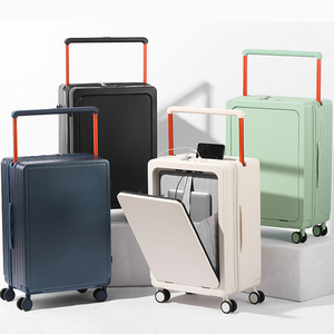 <span class=keywords><strong>Valise</strong></span> de voyage de luxe personnalisée en gros avec ouverture frontale, poignée large, serrure TSA, compartiment pour ordinateur portable, bagage <span class=keywords><strong>cabine</strong></span> 20 et 24 pouces - Product Image 1