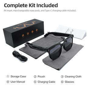 <span class=keywords><strong>Gafas</strong></span> <span class=keywords><strong>de</strong></span> <span class=keywords><strong>Sol</strong></span> Inteligentes con IA, Cámara <span class=keywords><strong>de</strong></span> 800W, TR90, IP65, Resistentes al Agua, Traducción en Tiempo Real, Asistente <span class=keywords><strong>de</strong></span> Voz, Audio <span class=keywords><strong>de</strong></span> Oreja Abierta, Sonido Direccional - Product Image 6