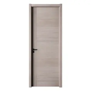 Commercial Building Apartment House Room Interior wooden doors Flush Series Wood Veneer MDF Wooden Door