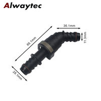 Alwaytec ทุกขนาดการใช้สายเชื่อมต่อที่รวดเร็วตัดการเชื่อมต่อท่อปลดล็อคท่อข้อต่อน้ํามัน