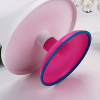 Base antidérapante en plastique de 10 pouces support de gâteau de taille haute à axe unique support de gâteau tournant à 360 degrés plateau tournant