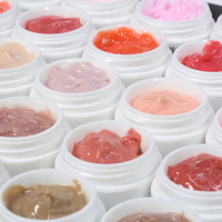 Nouveauté Gel d'extension des ongles Construction Gel Uv en Kg en vrac 1Kg/5Kg/10Kg Marque privée Gel de construction Gelée à 99 couleurs scintillantes