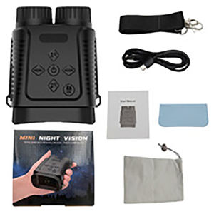 Jumelles de vision nocturne numériques HD infrarouges avec point rouge pour la chasse en extérieur et l'observation de la faune - Product Image 1