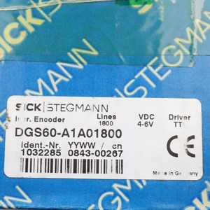 Codificador Incremental Original Nuevo DGS60A1A01800 1032285 en Embalaje Original para PLC, Amplia Experiencia Técnica y Soluciones Sólidas - Product Image 4
