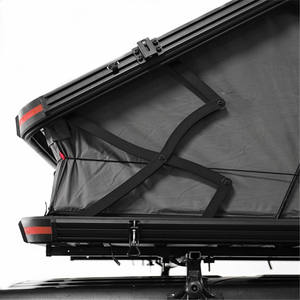 2024 nuovo triangolo in alluminio a conchiglia per esterni 4x4 camion SUV pick-up auto tenda da 2-3 persone facile installazione tetto tende per campeggio - Product Image 6