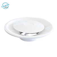 Diffuseur d'air circulaire à disque, vente directe usine, cache de ventilation de plafond rond sur mesure pour système de conduits
