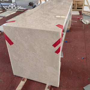 Revestimiento de Pared para Cocina Moderna de Alta Gama GOLDTOP, Ónix Blanco FEENDI Pulido de Lujo, Piedra Translúcida Exquisita, Escultura Artística - Product Image 4