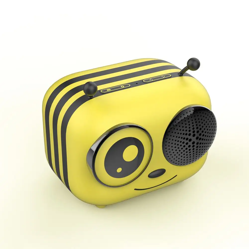 2022 Factory Direct Sale Private Model Wireless Speaker Cute Bee shape smart speaker for kids