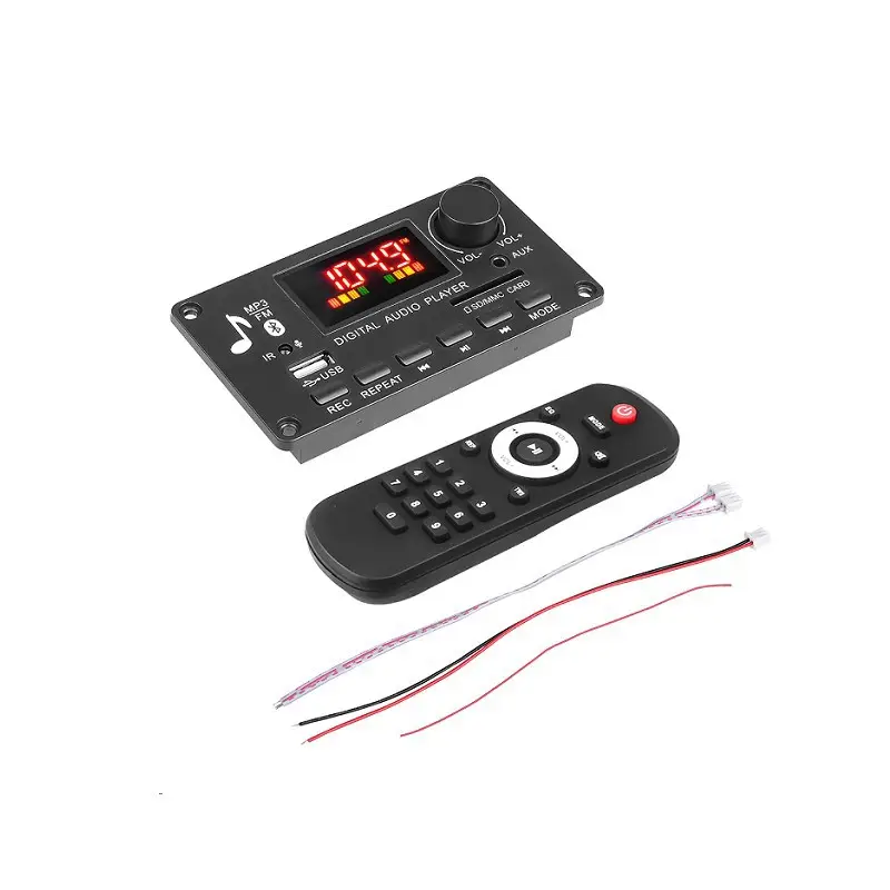 Digital audio player Power 80W Bluetooth module Car amplifier accessories MP3 decoding board Bluetooth amplifier board