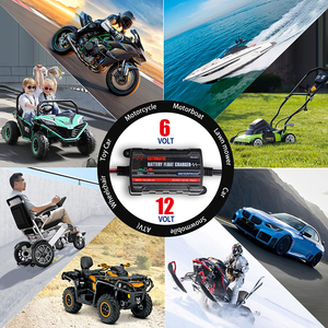 Bộ Sạc Nổi Cho Xe Máy 6V 12V 0.75A,1.0A,1.25A,1.5A Thông Minh Hoàn Toàn Tự Động - Product Image 6