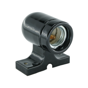 Keruida Giá Đỡ Đèn Sứ Cổ Điển Giá Đỡ Bóng Đèn <span class=keywords><strong>E27</strong></span> Màu Đen Cho Đèn Trần Hoặc Đèn Treo Tường - Product Image 1