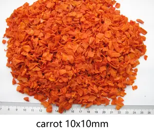 Factory Supply hot sell dried carrot flakes dehydrated carrots