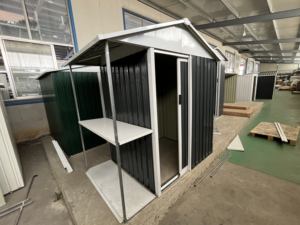 Metal Patio Outdoor <strong>Garden</strong> <strong>Sheds</strong> Backyard Bike Tool Storage <strong>Sheds</strong> with <strong>Shelving</strong> Wholesale Apex Shedmetal Storage 6*4 FT - Product Image 6