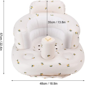 Inflatable air Baby Chair for Dining Self Inflating Baby Chair with Backrest Inflatable <b>Sofa</b> Baby - Product Image 6