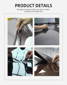 <span class=keywords><strong>Film</strong></span> de protection de carrosserie de voiture en vinyle PVC auto-adhésif ultra mat, couleur noire changeante, rouleaux de <span class=keywords><strong>film</strong></span> de protection de voiture en vinyle PET - Product Image 6