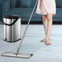 Tête rotative magique en coton, 1 pièce, facile à utiliser, seau, tiges pour onduler la poussière, pour maison, intelligente, 360, sèche et humide, têtes rotatives