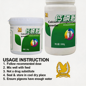 <span class=keywords><strong>Versailles</strong></span> Poudre <span class=keywords><strong>de</strong></span> Calcium Bio Hydrosoluble pour Oiseaux, Pigeons et Perroquets 500g OEM/ODM - Product Image 5