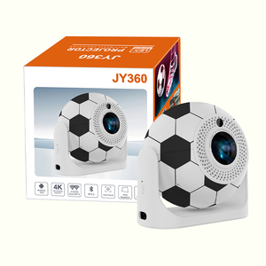 Projecteur intelligent portable mini LED HD JY360 2026 en forme de ballon de football pour cinéma maison et films en extérieur avec Wi-Fi - Product Image 3