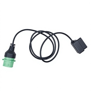 XIN YING YMX-0041 3FT J1939 Type 2 Vrouwelijke Adapter 4 Mannelijke Terminals OBD2 Rechtshoekige Pin Kabel PVC Koperen Kern Diagnostische Kabel - Product Image 2