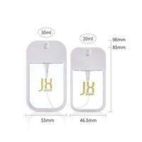 Botol semprot Mini parfum kotak ukuran saku 20 30ml botol kartu parfum saku isi ulang Mini