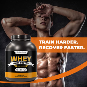 OEM/ODM proteine del siero di latte creatina monoidrato massa Gainer Pre allenamento Bcaa costruire guadagno muscolare palestra proteine del siero di latte in polvere - Product Image 4