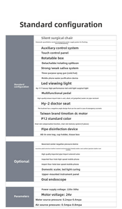 Sedia ergonomica multifunzionale per trattamento dentale <span class=keywords><strong>806</strong></span> - Product Image 5
