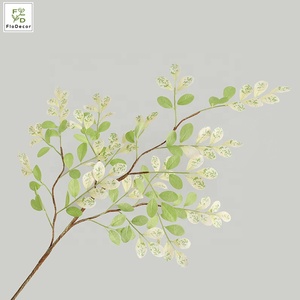 Ficus di simulazione scandinavo 88 cm lascia la pianta di seta artificiale verde foglia di Banyan decorazione della sala da pranzo - Product Image 2