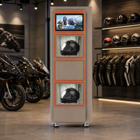 Máquina expendedora inteligente de cascos al por mayor, limpieza de doble cámara para distribuidores globales