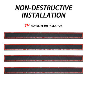 Cubierta protectora antiarañazos para puerta trasera de coche, tira embellecedora lateral para Land Rover <span class=keywords><strong>Defender</strong></span> 110 <span class=keywords><strong>130</strong></span> 2004-2018 - Product Image 4